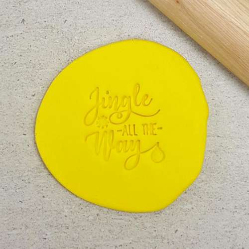 Cookie Stamp Embosser - Jingle All The Way